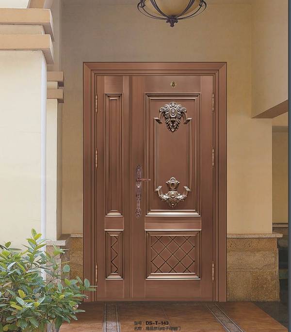 Luxury mother bronze door