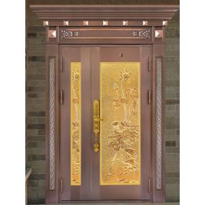Luxury mother bronze door