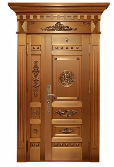 Steel copper door