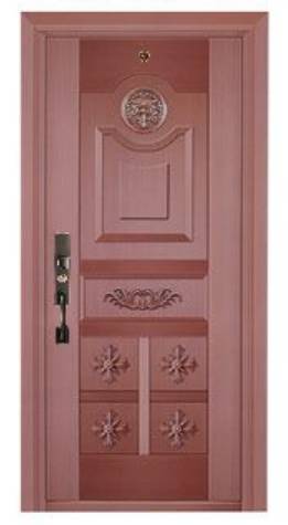 Steel copper door